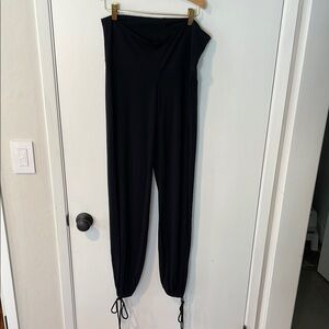 Maternity GAP Black Jogger Track Pants Comfortable Elastic Fit